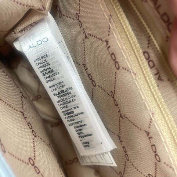 NWOT Aldo Crossbody Shoulder Bag Spring Classic Vegan with Detachable Strap - Picture 9 of 10